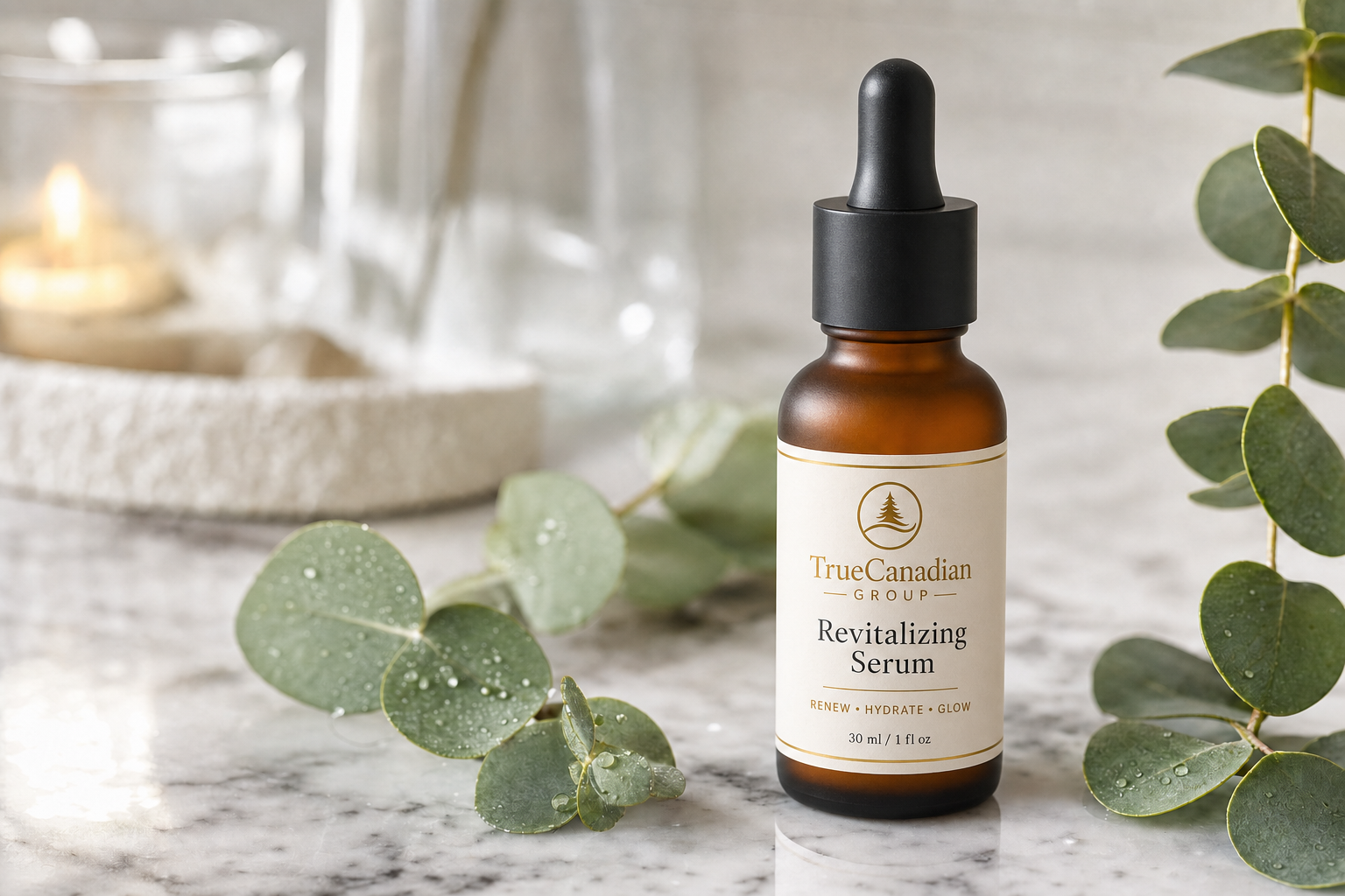 Serum with fresh botanical ingredients